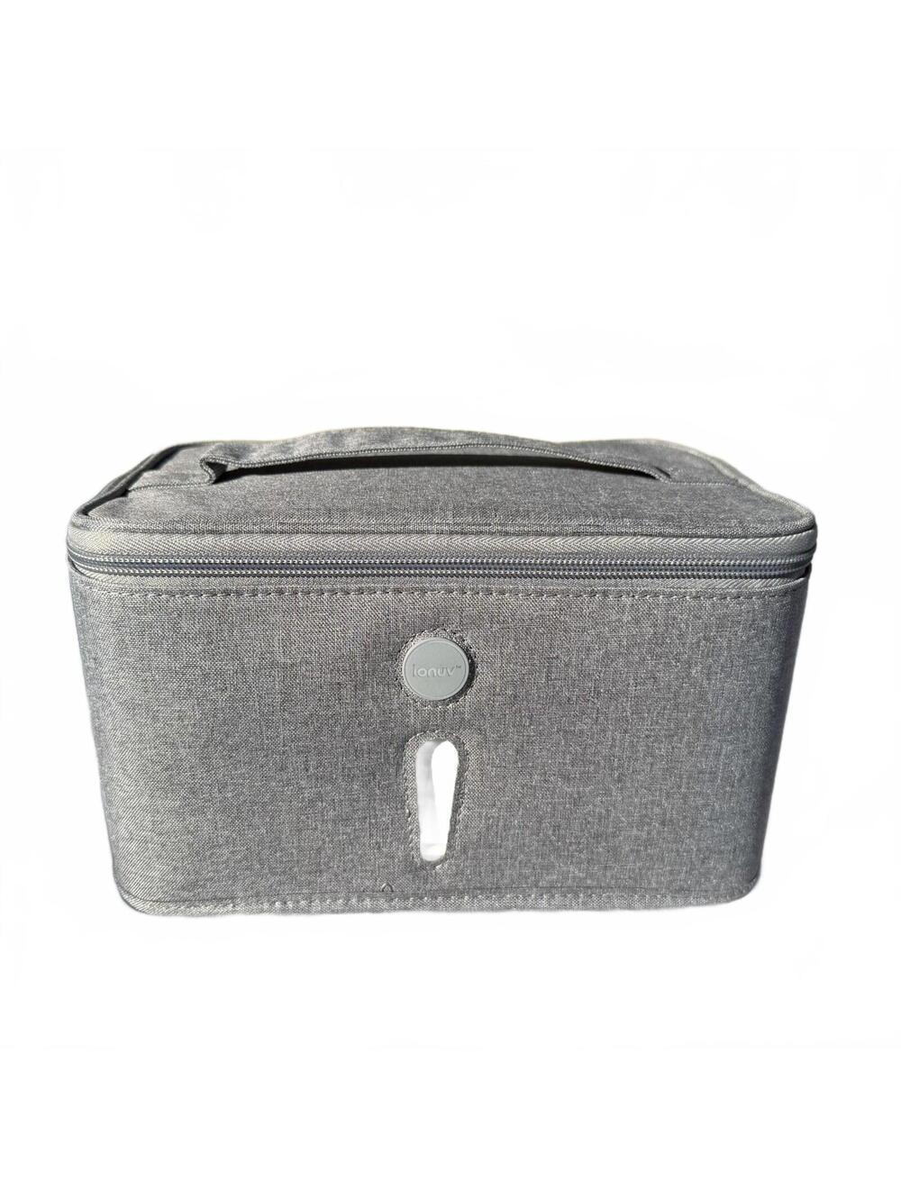ionUV Sani-Case UV LED Sterilizing Travel Bag-Gray Sanitizer Germ Killer